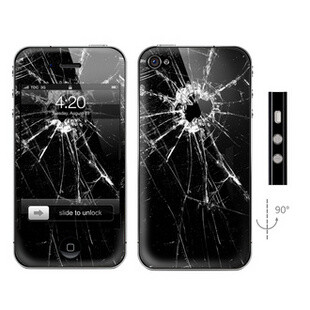 iphone4 4S 外壳保护膜 玻璃系列 手机套装贴