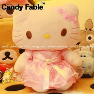 Candy Fable毛绒玩具 大号Hello Kitty凯蒂猫公仔草莓布娃娃 猫