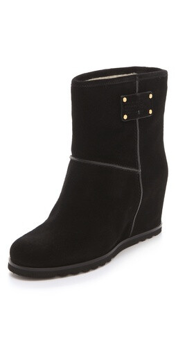 Marc by Marc Jacobs Shearling Wedge Boots