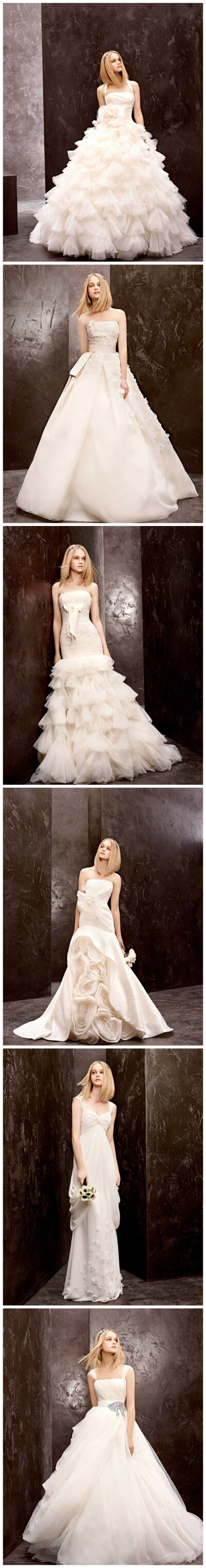 White by Vera Wang Exclusively at David's Bridal Fall 2012 Collection