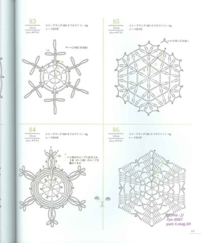 GALA钩针3、手工、DIY、编织、钩针、钩花