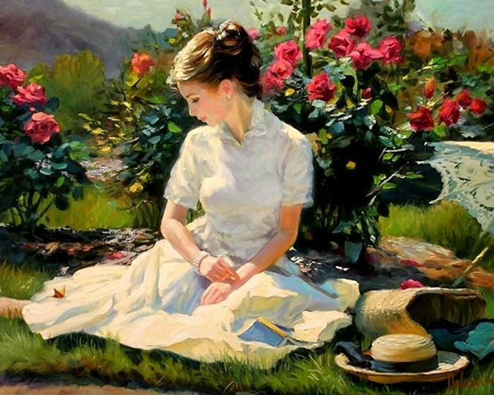 弗拉基米尔-沃列戈夫（Vladimir Volegov），出生于俄罗斯的哈巴罗夫斯克。1984年弗拉基米尔开始参与绘画创作，赢得国际海报艺术比赛奖项。1988年他来到莫斯科，活跃在商业美术界，设计海报、CD和磁带封面，同时也继续他的绘画事业并参加展出。1990 开始了他的欧洲之旅，并在欧洲的巴塞罗那、柏林、维也纳等城市街头画肖像画获取报酬。这段经历使他的人物描绘技巧得到了进一步的磨练。在之后的14年他的艺术演变为引人注目的人像画。他富有活力的色彩、大胆的笔触唤起了无限感性的画面。