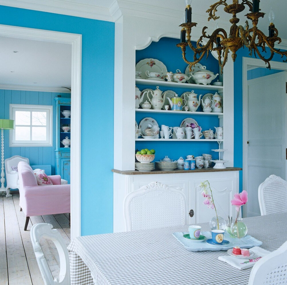 蓝色地中海格调哟~~