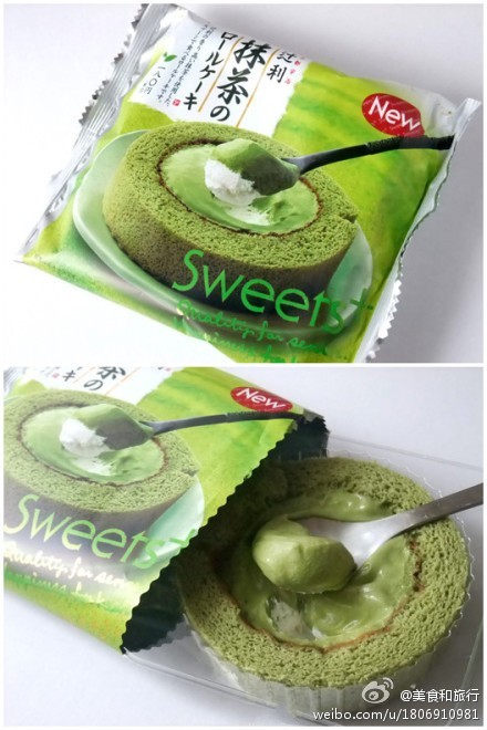 全家便利店新上架的Tsujiri抹茶卷，出自日本京都人气抹茶店Tsujiri，抹茶控们不能错过哦！