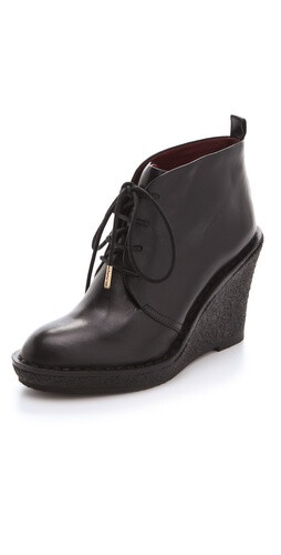 Marc by Marc Jacobs Classic Lace Up Wedge Booties