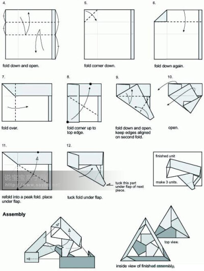 礼物包装折法详细图解－折纸