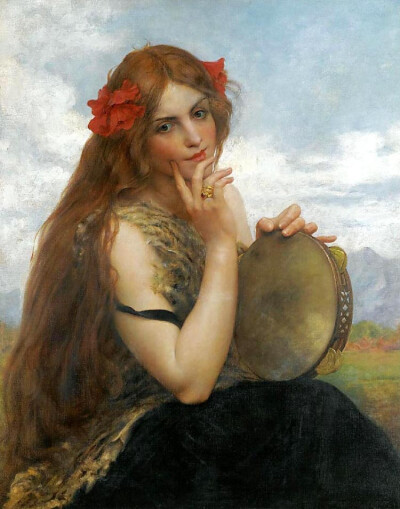 Femme au Tambourin（拿铃鼓的女人）