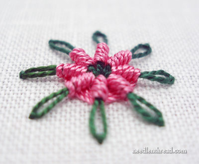 Chain Stitch Spider Daisy