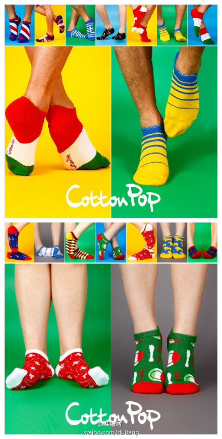 「COTTON POP 7 Days In Europe船袜