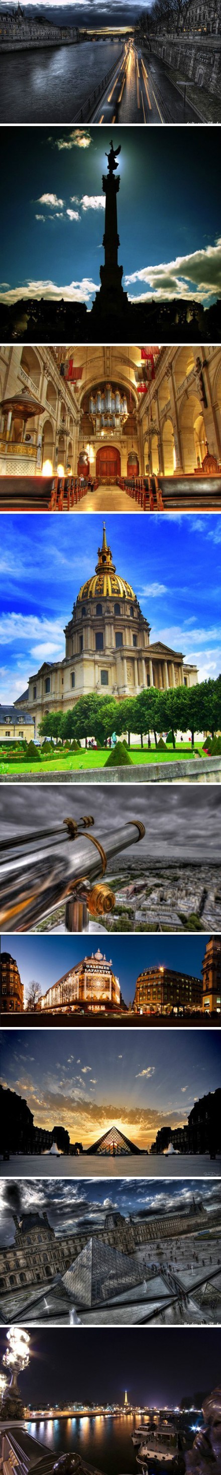 巴士底 巴黎荣军院 Invalides Lafayette巴黎老佛爷百货 卢浮宫博物馆 La Seine