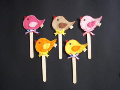 冰淇淋棒书签 Bookmark http://ninihandmade.blogspot.com/2012/04/blog-post.html