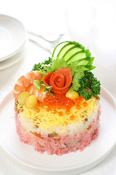 【日式小點】sushi cake