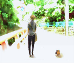 きみとあるく by せんさー  喜欢这张图的色彩~