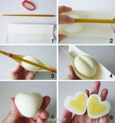 这个有被传了很久,应该很多人都知道.DIY你的心形蛋，送给你心爱的她（他），作为爱心早餐
