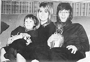 Julian, Cynthia & John Lennon