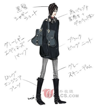 日系服装设计师之秋冬手稿珍藏版