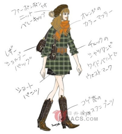 日系服装设计师之秋冬手稿珍藏版