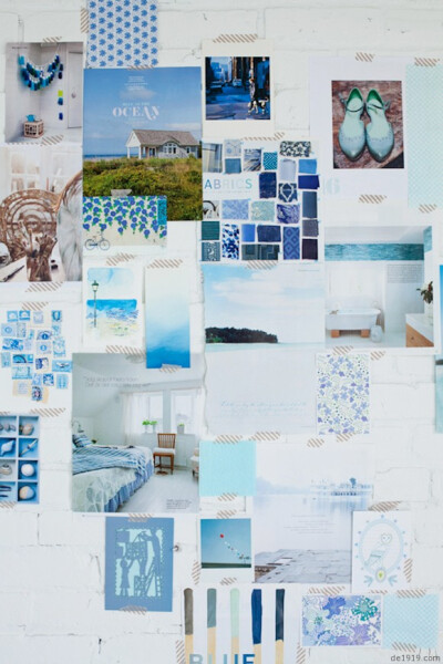 Leslie住在加拿大的维多利亚，一直以来她都在探索一个关于颜色的故事。随着夏天的来临，在这个梦一样的5月，有关于海洋的色彩在她手中诞生了。