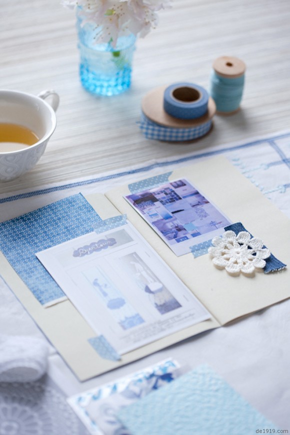 Leslie住在加拿大的维多利亚，一直以来她都在探索一个关于颜色的故事。随着夏天的来临，在这个梦一样的5月，有关于海洋的色彩在她手中诞生了。