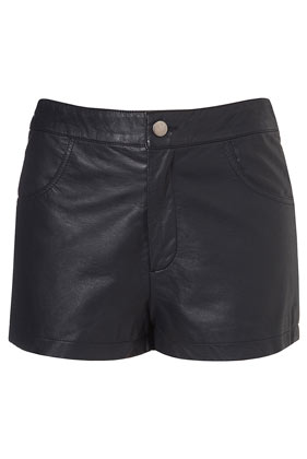 Leather Look Shorts