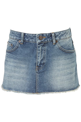 MOTO Vintage Denim Skirt