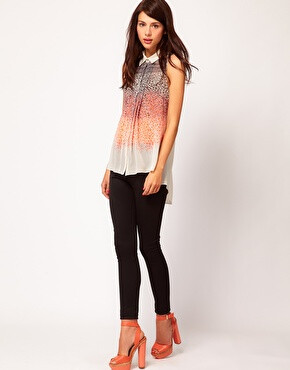 Image 4 of Warehouse Neon Animal Blouse