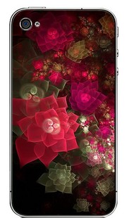 iphone4s外壳苹果4代保护壳手机壳定制花卉