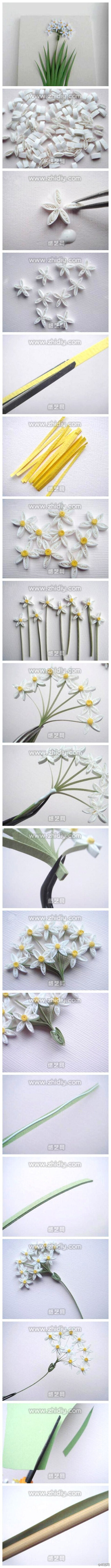 兔小贩——DIY动动手指&gt;纸制品——韭菜花