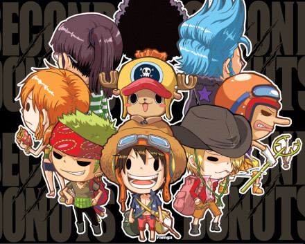 草帽路飞一伙人好喜欢这张图好可爱啊