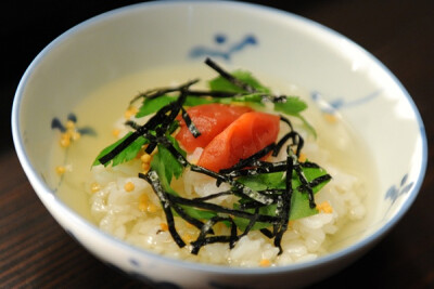 【お茶漬け】茶泡饭。