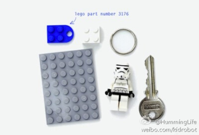 DIY LEGO Key Holder