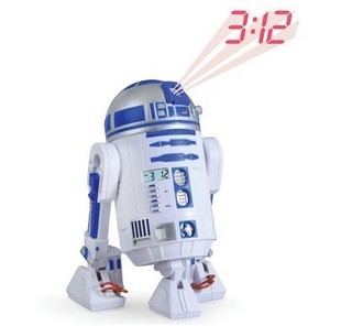 星球大战R2-D2机器人投影闹钟