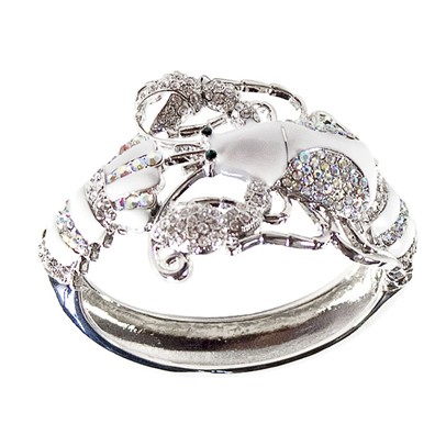 Meghan LA - Lobster Bangle-5534-White 龙虾手环