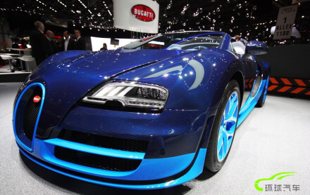 蓝色糖果版布加迪威龙Grand Sport Vitesse