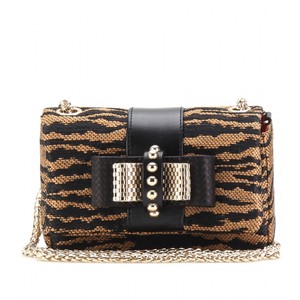 Christian Louboutin Sweet Charity Panama Tiger Clutch