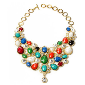 Crystal South Fork Bib Necklace - Amrita Singh