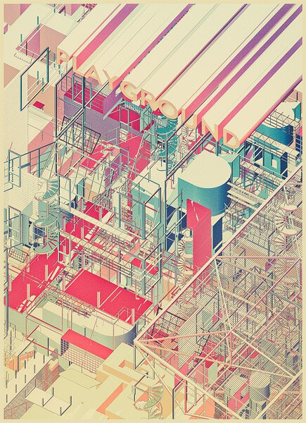 城市建筑插画 – Atelier Olschinsky