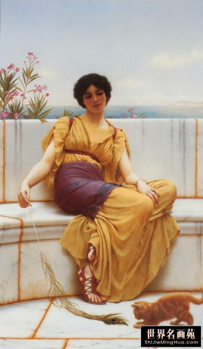 洛雅水晶采集到英国John William Godward《希腊时代》