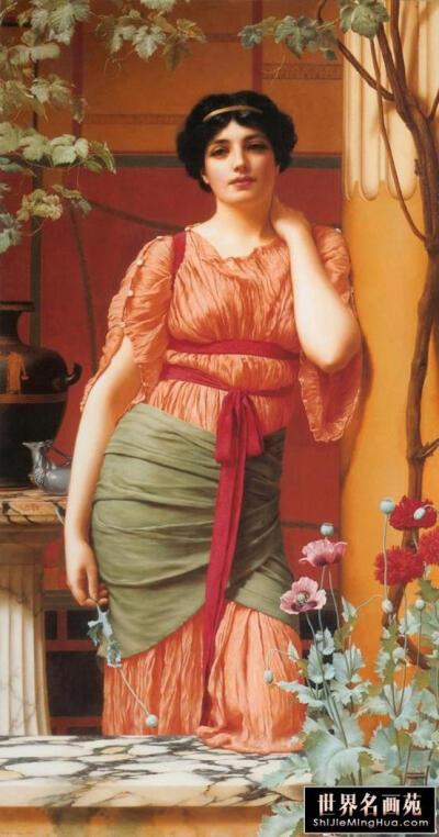 洛雅水晶采集到英国John William Godward《希腊时代》