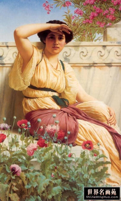 洛雅水晶采集到英国John William Godward《希腊时代》