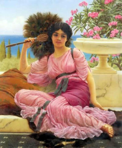 洛雅水晶采集到英国John William Godward《希腊时代》