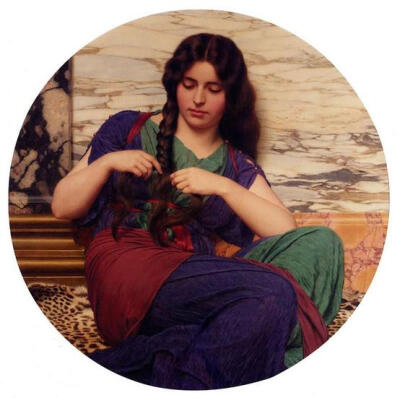 洛雅水晶采集到英国John William Godward《希腊时代》