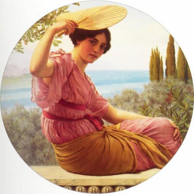 洛雅水晶采集到英国John William Godward《希腊时代》