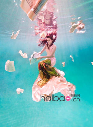 Feline Blush 2012夏季高级定制女装广告大片《Wonderland Couture》：海底梦境之蓝！