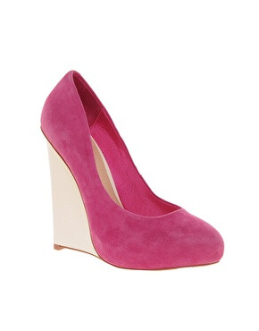 Image 1 of ASOS PUG Suede Wedges