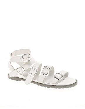 Image 1 of ASOS FEISTY Flat Sandals with Chunky Sole