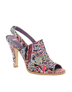 Image 1 of ASOS HEARTBREAK High Heel Mules with Peep Toe