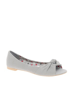 Image 1 of ASOS LEMONADE Ballet Flats with Peep Toe