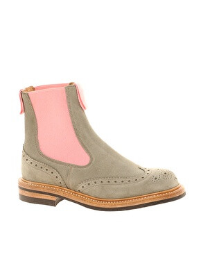 Image 1 of Trickers Silvia Grey Suede Chelsea Boots