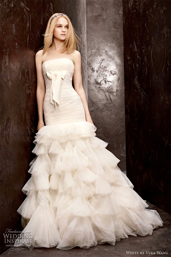 White by Vera Wang 2012秋冬系列婚纱 Vera Wang与David's Bridal合作系列